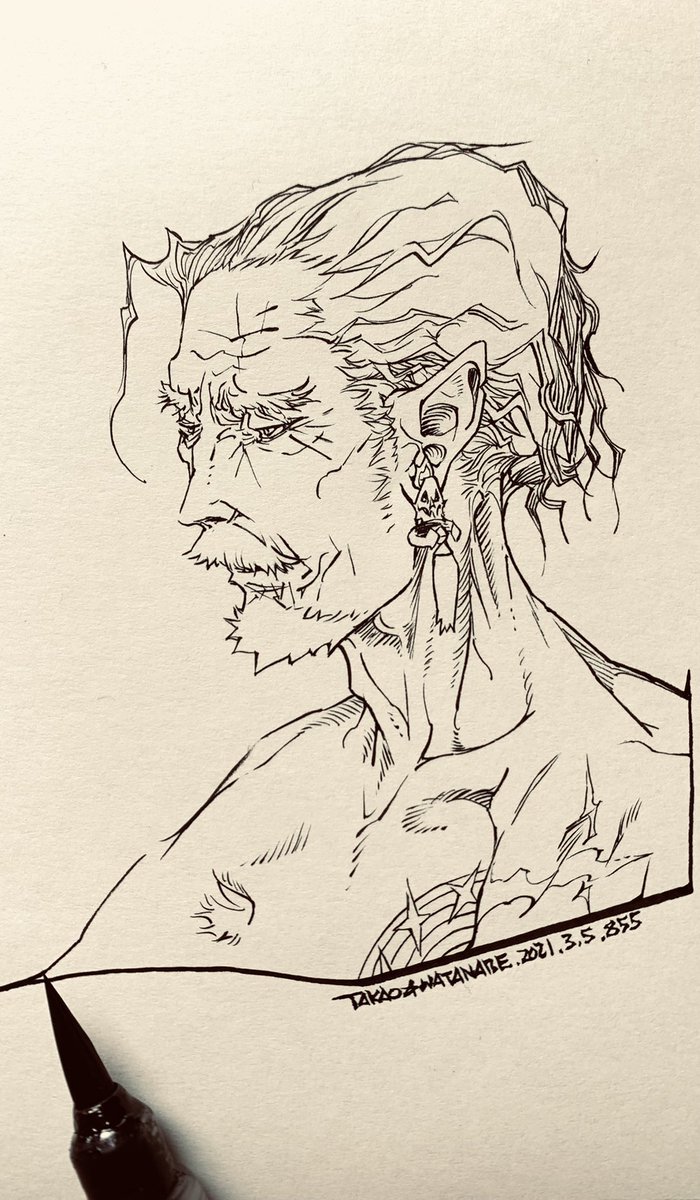 No. B0855
『老人の傷』
#原画は下記LINKで販売中
#渡辺孝夫デジタル画集
https://t.co/2Za9nHiUCa