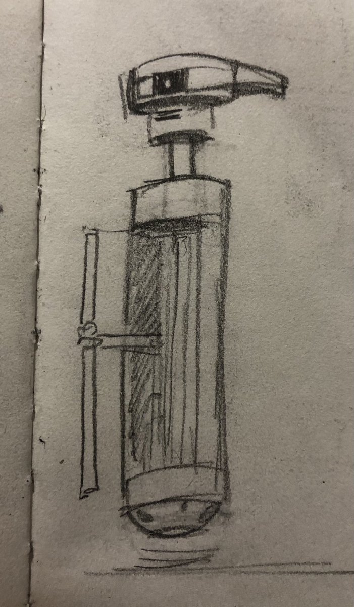 Another member of Janet's crew I'm still exploring is her robot companion. The bot is company property and is tasked of making sure Janet does her job properly and on schedule. It also doubles as a broom closet, handing her the right tools. 