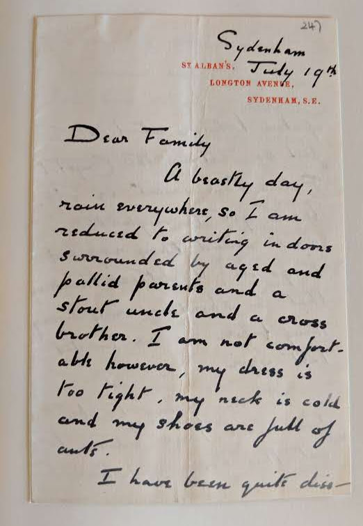 Machell Cox letters (Frances Thompson) tweet media