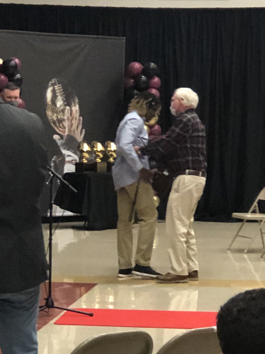 34smithd's tweet photo. Double Raider duty tonight!!  Varsity football banquet and color guard performance! I love watching students celebrate what they love! 🤗 #1roUSe https://t.co/O5AqJdkEWO