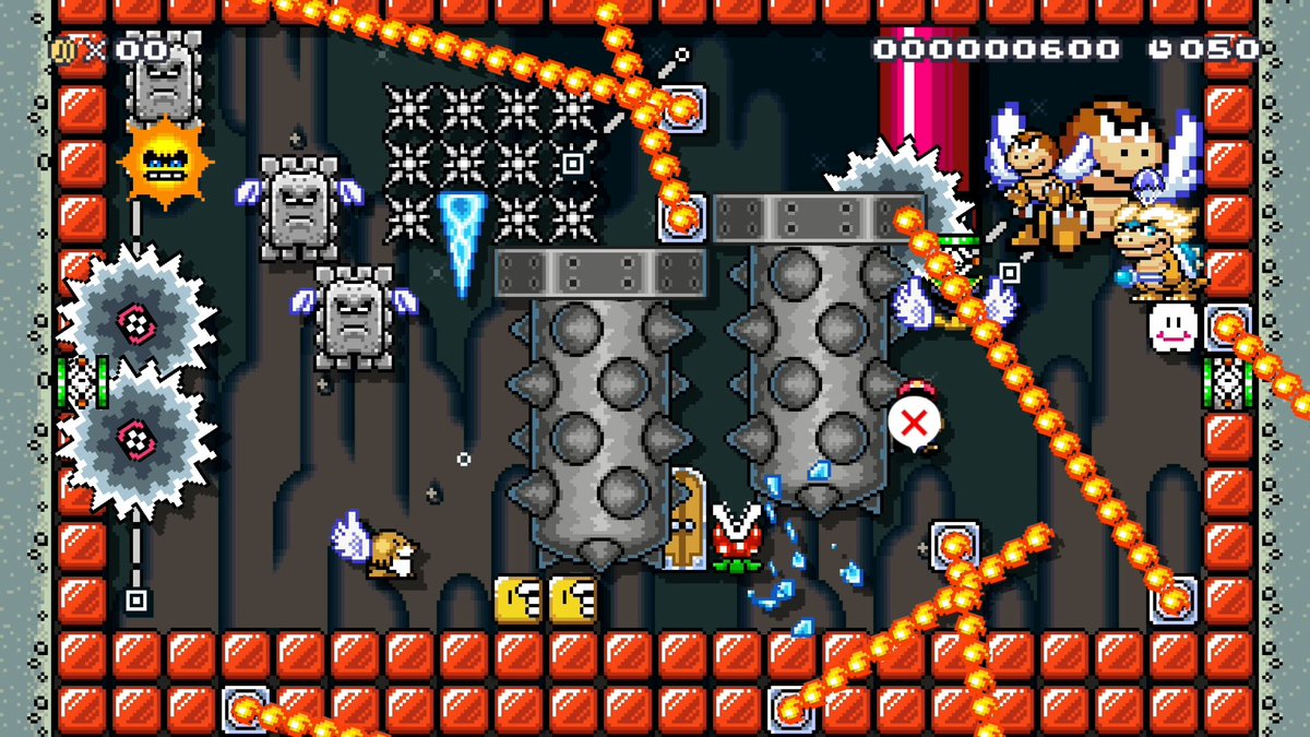 morpha00's tweet image. Goal room is through the red pipe, getting really close. I jumped too early and died. If I ever get more consistent at the first part, I'll be able to clear it soon.