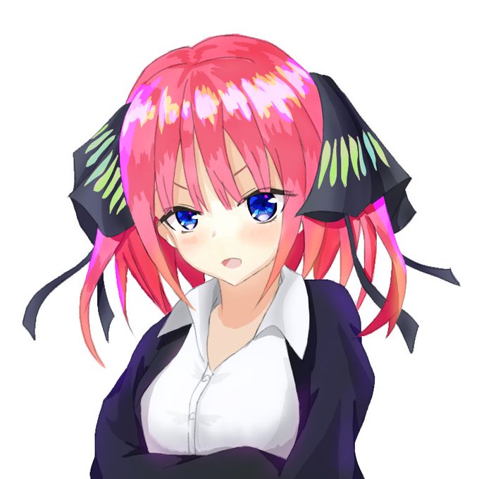 ゔぇるさんがTwitterに投稿した中野二乃(五等分の花嫁)のイラスト。