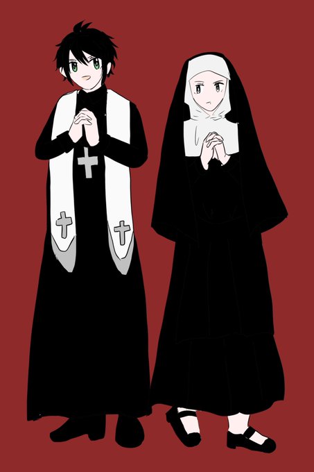 神父のtwitterイラスト検索結果