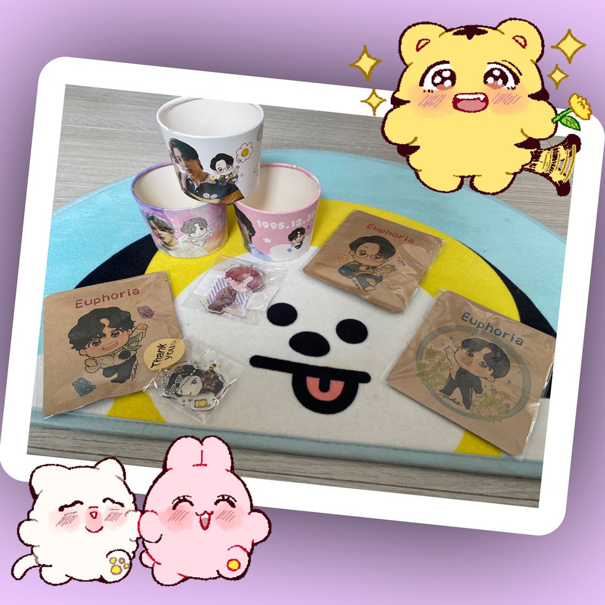 JMaking03's tweet photo. @Euphoria_09015 様

大好きなuruhiko(@uruhiko_kpop )さんのカプホが無事に届きました〜💜
丁寧な対応に感謝してます🙏
おまけもありがとうございました😍 https://t.co/jjGLMjJUKv
