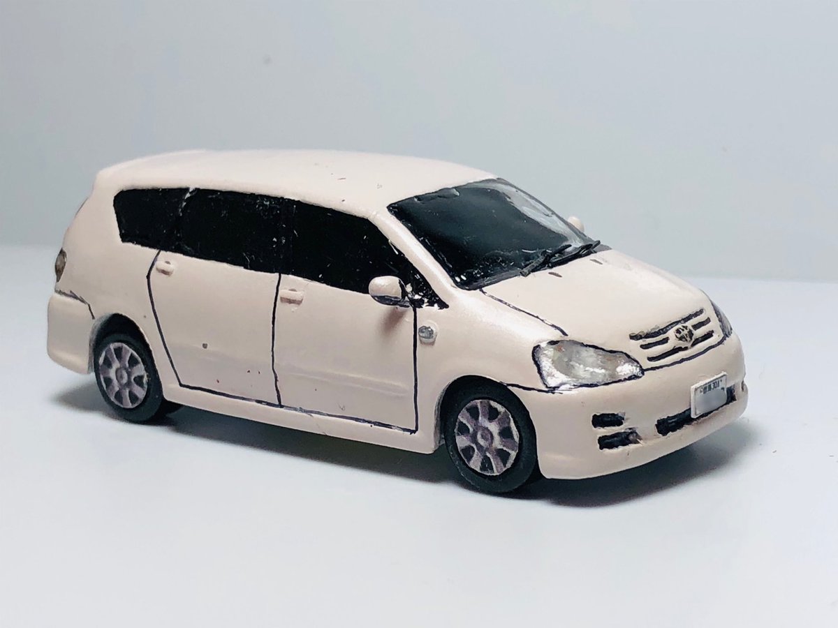 RT @Necochan_racing: トヨタ Ipsum 240i 〜1/64ver.〜 ようやく完成