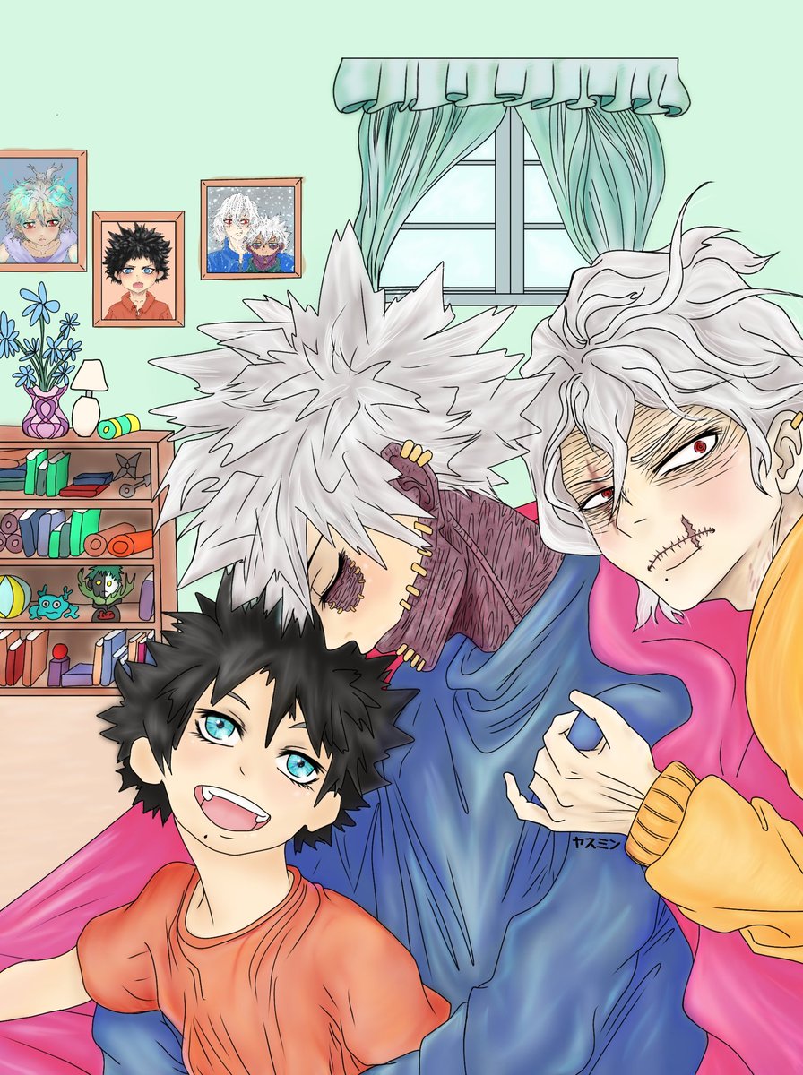 荼毘死の家族 🖤 勇気はお父さんとパパ一緒に Proud Alpha Shigi and a