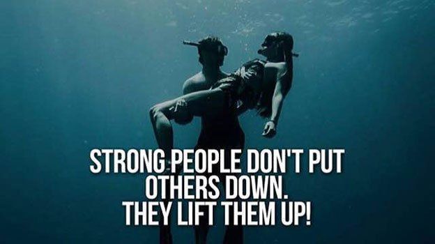 fearlessmotivat's tweet photo. Strong people don't put others down. They lift them up! https://t.co/DxELutcnDC