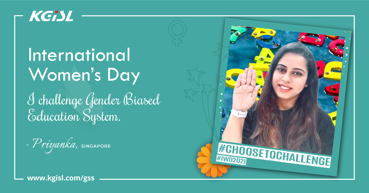 Priyanka Tewari is all set to celebrate the International Women’s Day with a challenge she makes for life

#ChooseToChallenge #IWD #IWD2021 #womenpower #InternationalWomensDay #KGiSLGSSLife #LifeatKGiSL #KGiSL