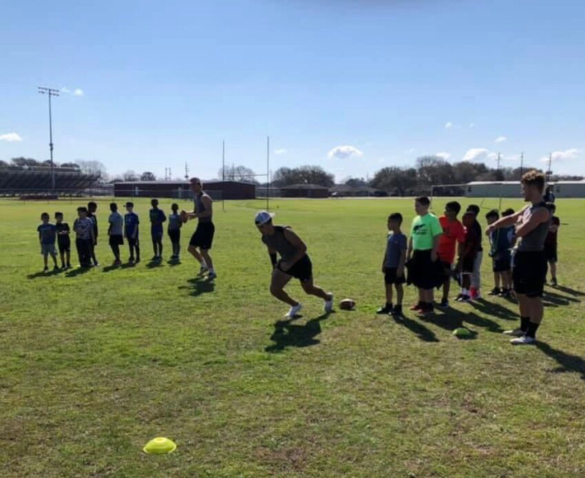 Had a great time today coaching the future WJH and WHS bulldogs!!
<a href="/waller_football/">Waller Football</a> 
<a href="/Coach_GJohnson/">Gene Johnson</a>