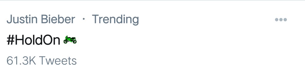 Bieberonform's tweet photo. Guys #Holdon is trending under topic JUSTIN BIEBER
Should we trend #StreamHoldon Today? https://t.co/ggER4XXebA