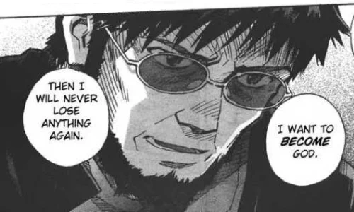 this one haunts me to the point it comes to me unbidden. i have any minor setback and i think "i want to BECOME god" 