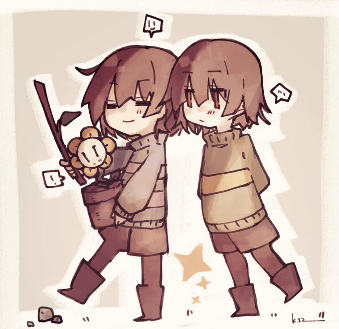 仲の良いフリとキャとフラ 