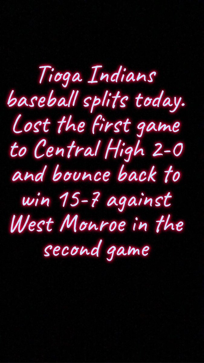 THS Baseball (@tiogabaseball) on Twitter photo 