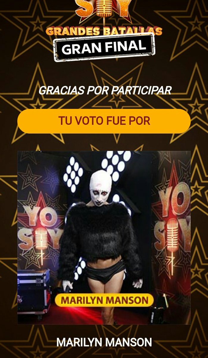 Licand19042000's tweet photo. @YoSoy_Peru Vamos #MarilynManson " The Beautiful  People" es la mejor canción , vamos "Mike " Incendia el escenario #mikethewinner 🏆 https://t.co/tpXTYYpF1n
