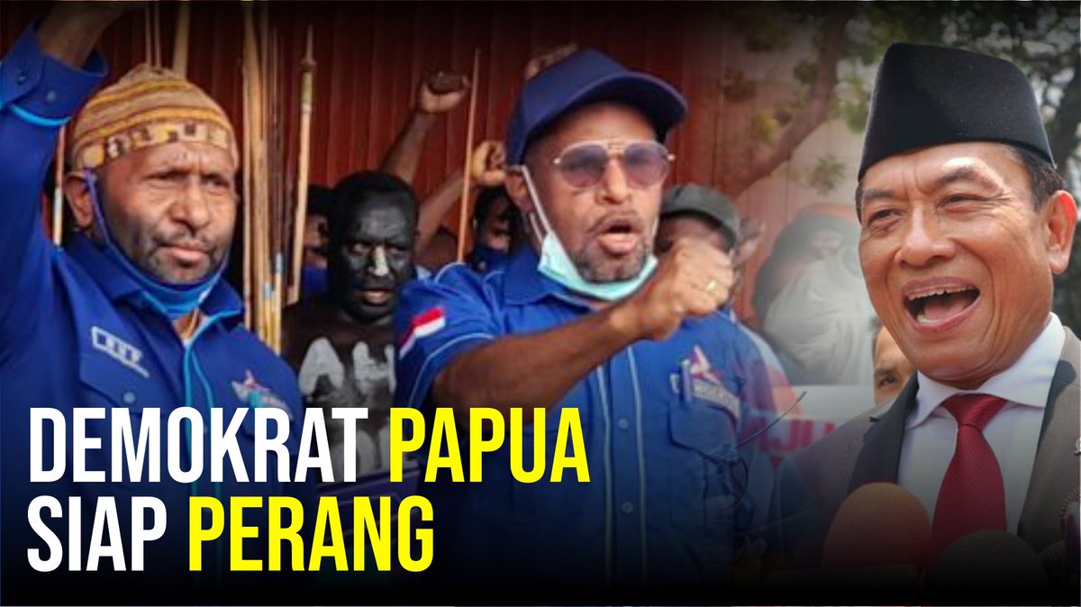 Dukung AHY, Demokrat Papua Siap Perang

Selengkapnya : youtu.be/mpe478Cmzx8