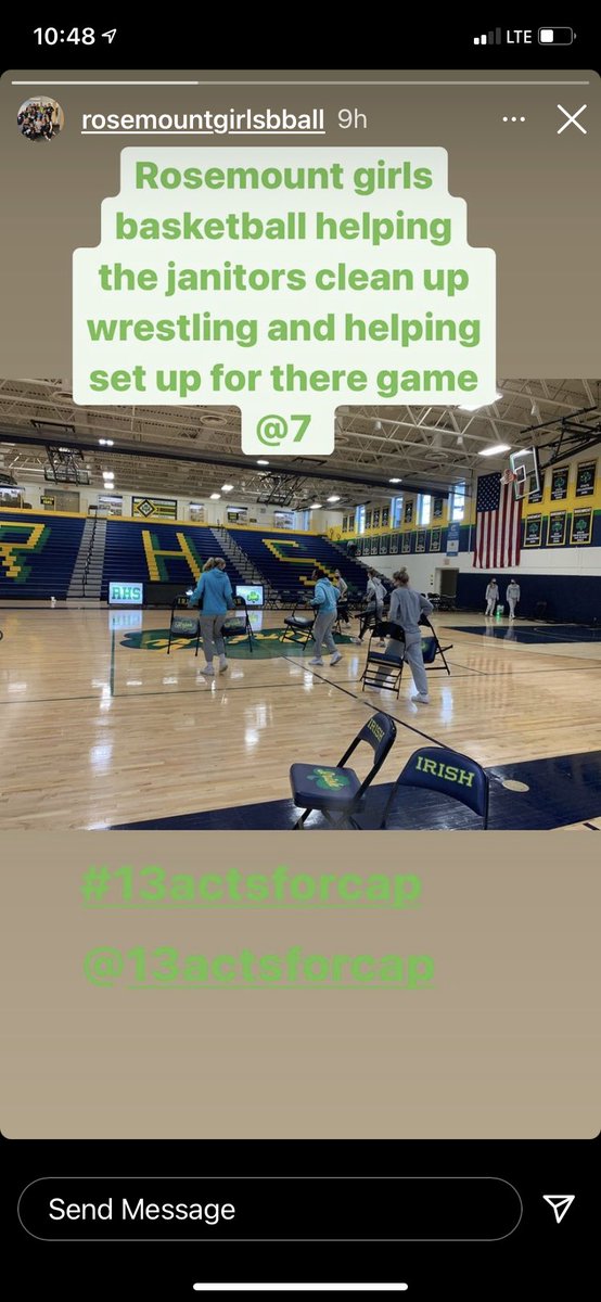 LadyIrishHoops's tweet photo. Little things matter! #ItsNotAllAboutStats #WeAreRosemount https://t.co/zVeig5pLIU