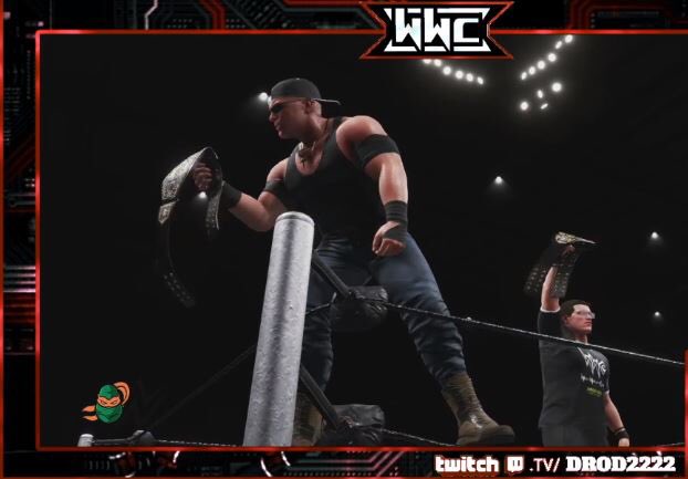 WWCEFED's tweet image. NEW WWC TAG TEAM CHAMPIONS!! #efed #wwe2k20