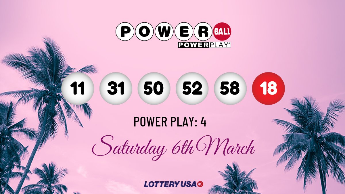 Here you have tonight's Powerball numbers. Were you one of the lucky winners?

Visit Lottery USA for more information: https://t.co/BGHTIUkt3Z

#Powerball #MegaMillions #lottery #lotterynumbers https://t.co/lGx0CryK75