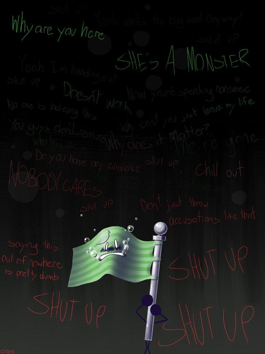 bottleofsins's tweet image. Do you ever feel like your words are being drowned out?
—
Yeah this scene actually cut really fucking deep for me LOL