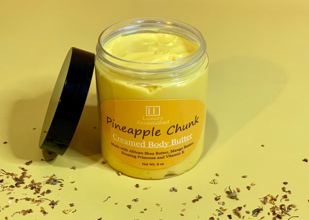 🍍 🍍 🍍 

🛍 LuxuryEstablished.com

.
.
.
.
.
#bodybutter #blackownedbusiness #sheabutter #organicskincare #pineapple #vegan #fashion #supportblackbusinesses #beauty #luxuryestablished #natural #naturalskincare #skin #buyblack #organic #skincare #selfcare #skincareroutine