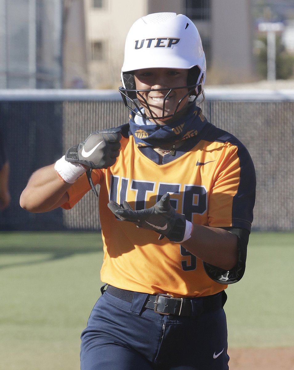 <a href="/UTEPSoftball/">UTEP Softball</a>'s Ashlynn Allen had a heck of a game today against the <a href="/MontanaGrizSB/">Montana Griz SB</a> during the 2nd day of the Orange &amp; Blue Classic. A solo Home Run and a GRAND SLAM to help the Miners take another WIN against the Grizzlies 14-13. #PicksUp #UTEPPhotog <a href="/CanonUSApro/">Canon USA Pro</a> <a href="/UTEPAthletics/">UTEP Miners</a>