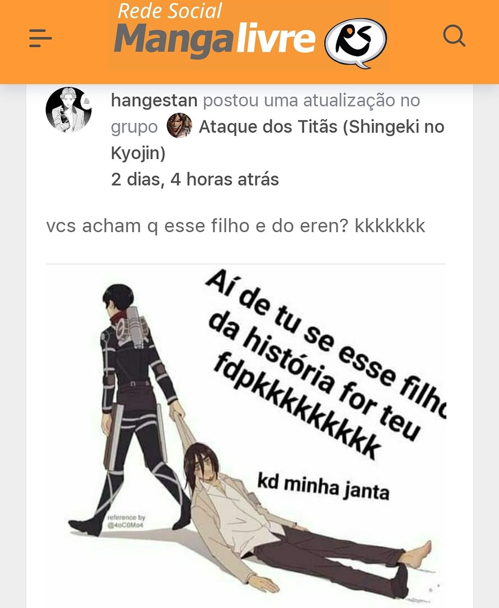 Manga Livre RS على X: Será ? Haha Públicação de *hangestan em