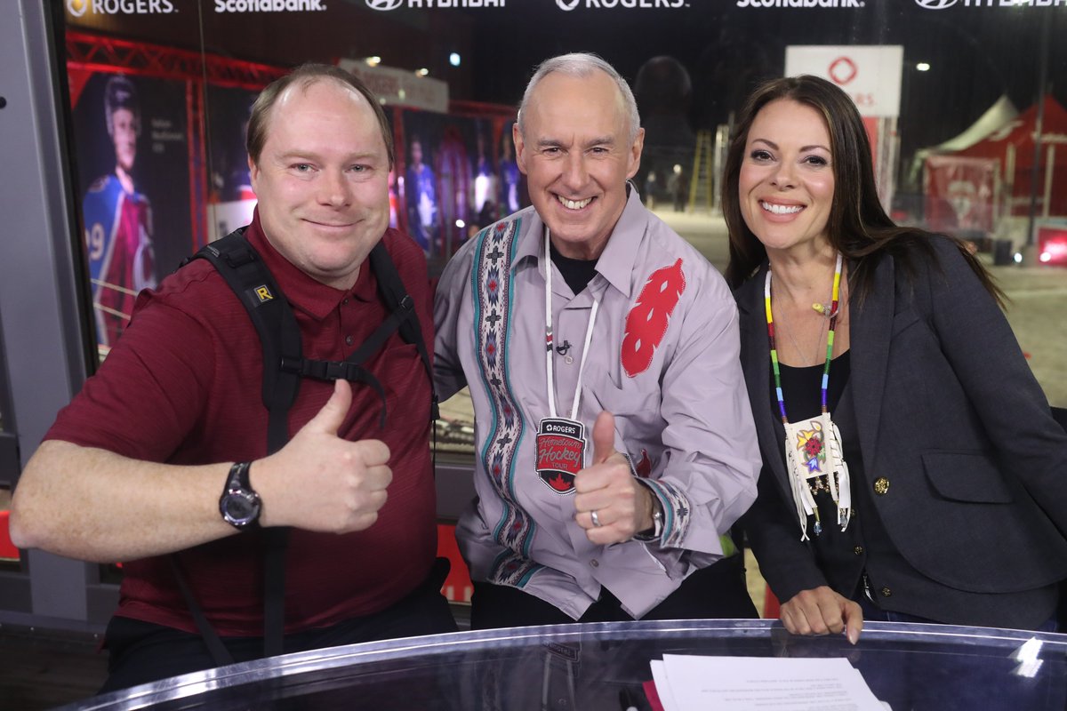 It was an honour to interview the legend Ron MacLean and talented broadcaster Tara Slone at Hometown Hockey in Peguis First Nation.