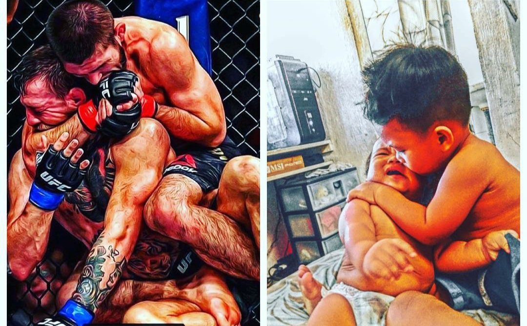 nametheprophet's tweet photo. My kids watchin #UFC259 be like. Lols! #UFC #TeamKhabib #UFCPicks https://t.co/ATywWjSOPP