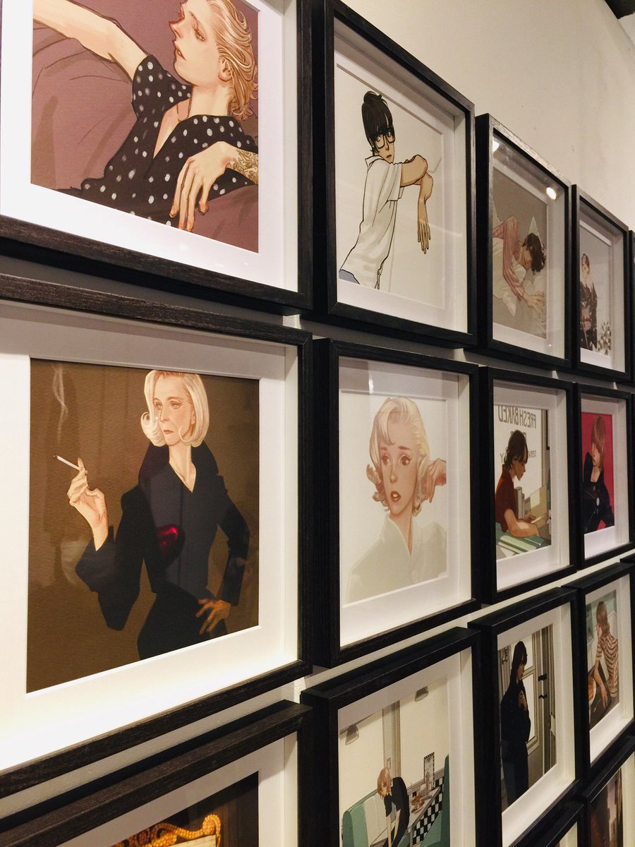 「レッド・ベルベット完結記念
『多田由美 個展』

会期中にも増えていくドローイン」|上條淳士のイラスト