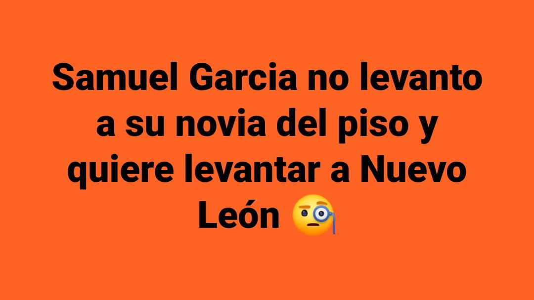 sandradamara1's tweet photo. 'Ta cabrón 😂🤦🏻‍♀️ #samuelgarcia https://t.co/21bAjvNKVU