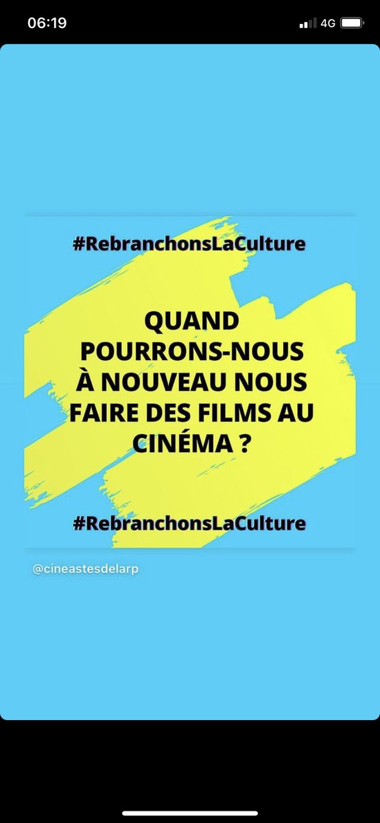 LouisJulienP's tweet photo. #rebranchonslaculture OUVREZ NOS CINEMAS.  Rions ensemble. 
#intermittentendanger https://t.co/ZF9hRATS51