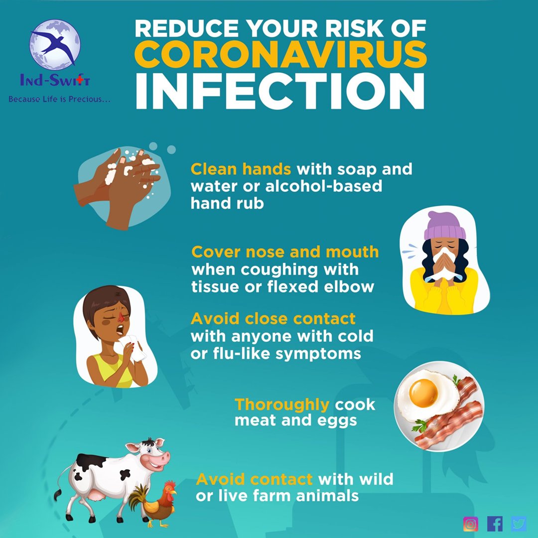 indswiftchd's tweet photo. Protect yourself and others around you by knowing the facts and taking appropriate precautions.

View our Covid products:- https://t.co/UJj5Km9f2I

#IndSwiftGroup https://t.co/gWVbF8mORV
