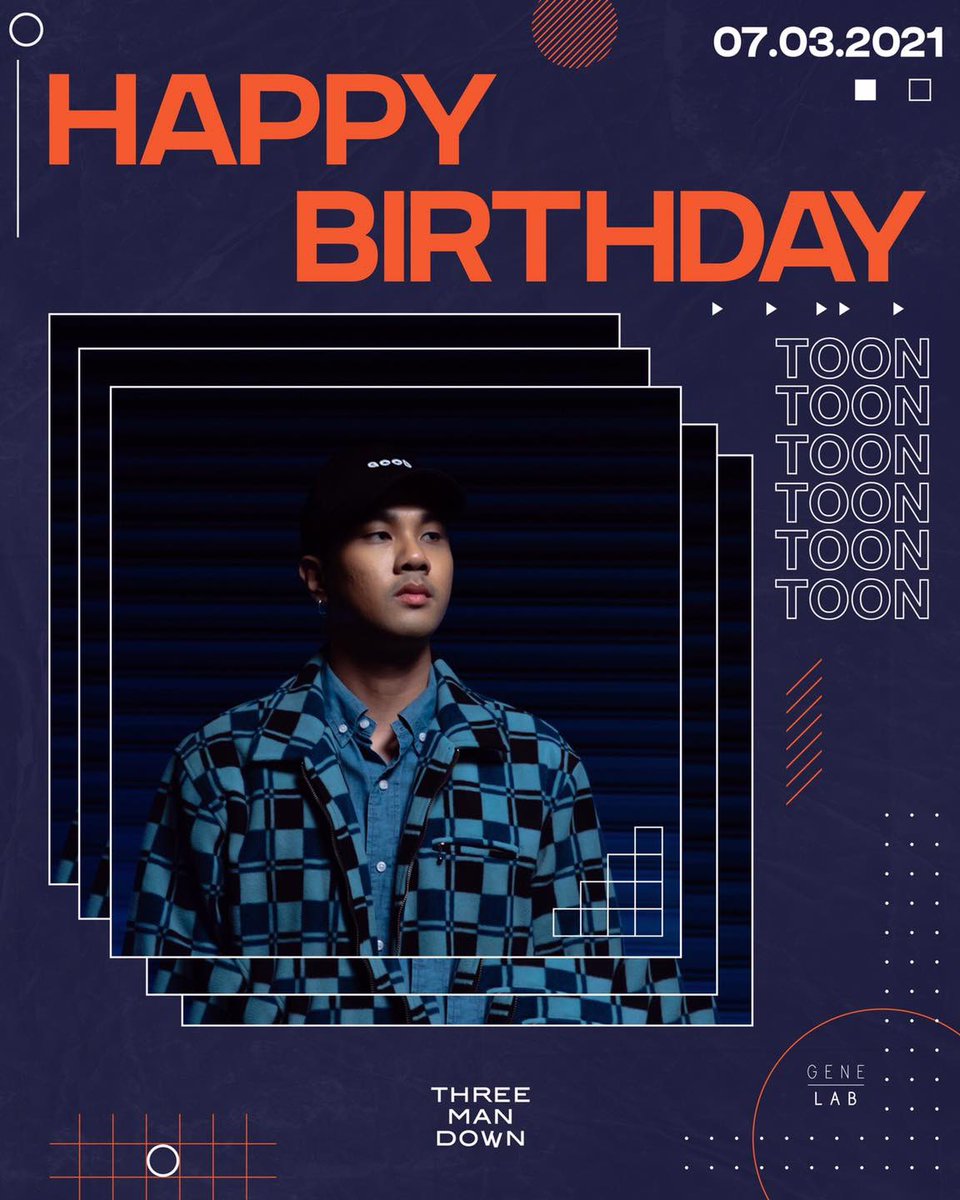 GeneLabRecords's tweet photo. สุขสันต์วันเกิด 
ตูน THREE MAN DOWN 
07.03.2021 🎉

#HBD_ToonThreeManDown
#ThreeManDown #GeneLab https://t.co/0FmSrKlgaD