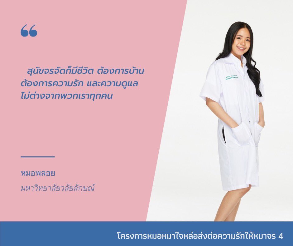 โหวตให้หมอพลอย ม.วลัยลักษณ์ เพื่อช่วยเหลือหมาจร / คลิกโหวตที่ bio #หมอหมาใจหล่อส่งต่อความรักให้หมาจร #vet #petloverbyjerhigh