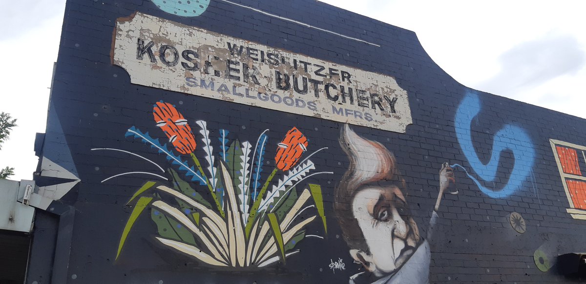 Street art with #ghostsign, Balaclava