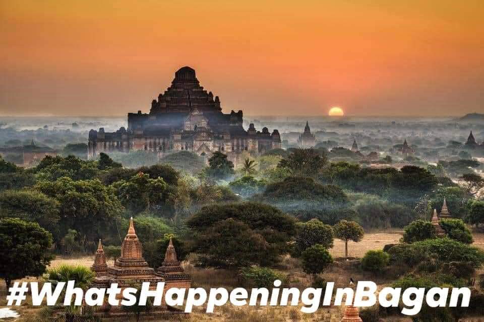 YinMoeAye's tweet photo. How dare terrorists opened gunfire in Bagan, ancient city of Myanmar!! Shot around 5times and a civilian injured.

#Mar7Coup
#MilitaryCoupInMyanmar
#WhatsHappeningInMyanmar https://t.co/Cff4tS3Otj