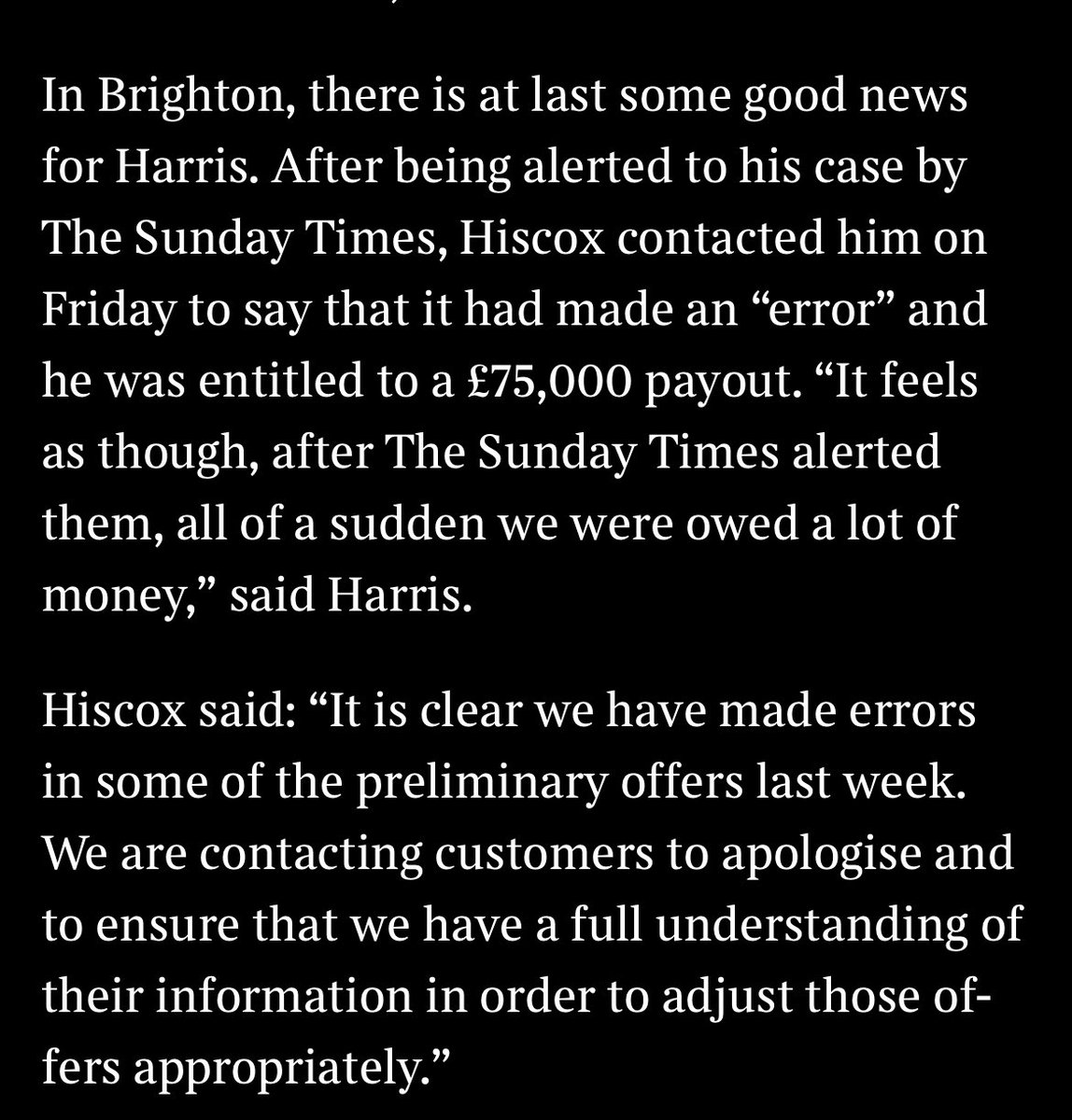 Hiscox Action Group (@grouphiscox) on Twitter photo Funny how bad publicity makes errors come to light.
From zero to £75,000 is quite a huge mistake in calculation. How many others are you making??
<a href="/TheFCA/">Financial Conduct Authority</a> <a href="/GroupCovid/">COVID CLAIMS GROUP</a> @wearethentia
Stop being a dick <a href="/HiscoxUK/">Hiscox UK</a> Funny how bad publicity makes errors come to light.
From zero to £75,000 is quite a huge mistake in calculation. How many others are you making??
<a href="/TheFCA/">Financial Conduct Authority</a> <a href="/GroupCovid/">COVID CLAIMS GROUP</a> @wearethentia
Stop being a dick <a href="/HiscoxUK/">Hiscox UK</a>