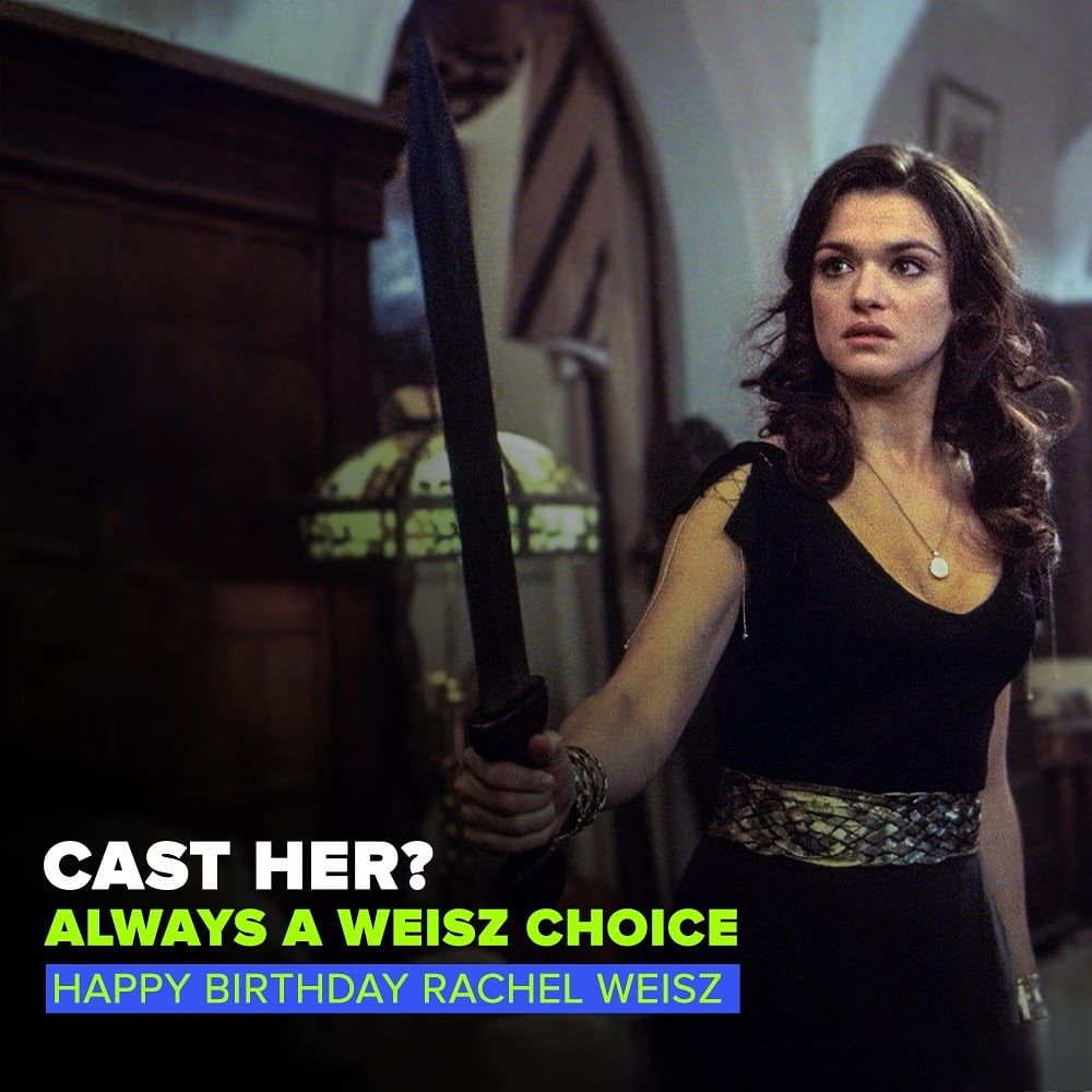 We love the underrated enigma that is Rachel Weisz! 

Happy Birthday! 