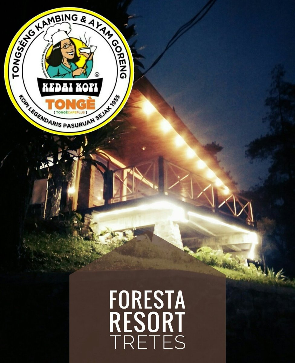 Kedai Kopi Tongé [ Tongé Cafe Plus ] at Foresta Resort Tretes.
Jl. Wilis No. 37, Tretes Prigen Pasuruan