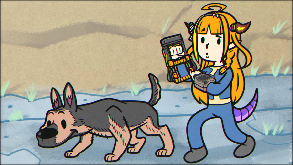 桐生ココ 「?POWER FIST?
#みかじ絵 」|MUTANT DOG⚡︎⚡︎のイラスト