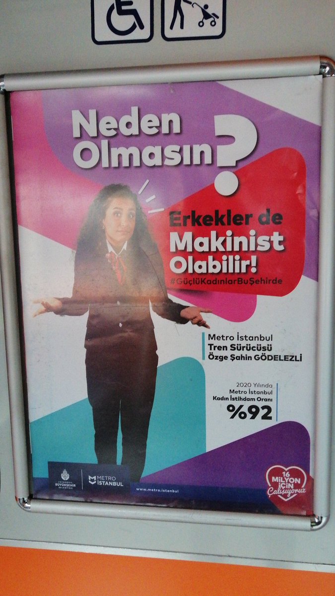 Neden olmasın 😚

#ibb #istanbulbüyükşehirbelediyesi
#makinist #kadınmakinist
<a href="/ekrem_imamoglu/">Ekrem İmamoğlu</a>