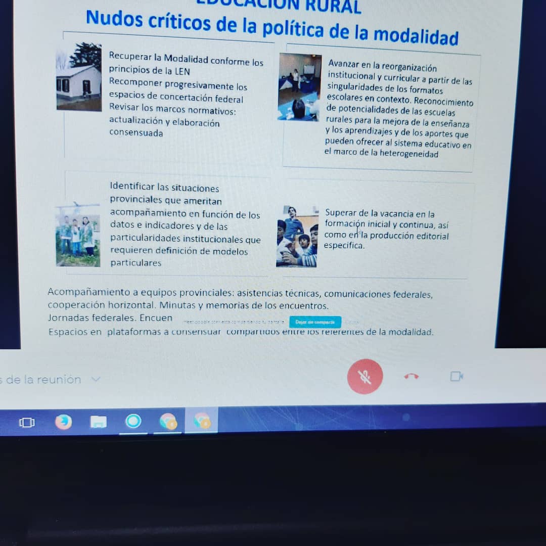 Mesa Federal Rural. Definiendo criterios de trabajo para el ciclo 2021. Equipo Nacional y jurisdicciones. #Misionespresente.