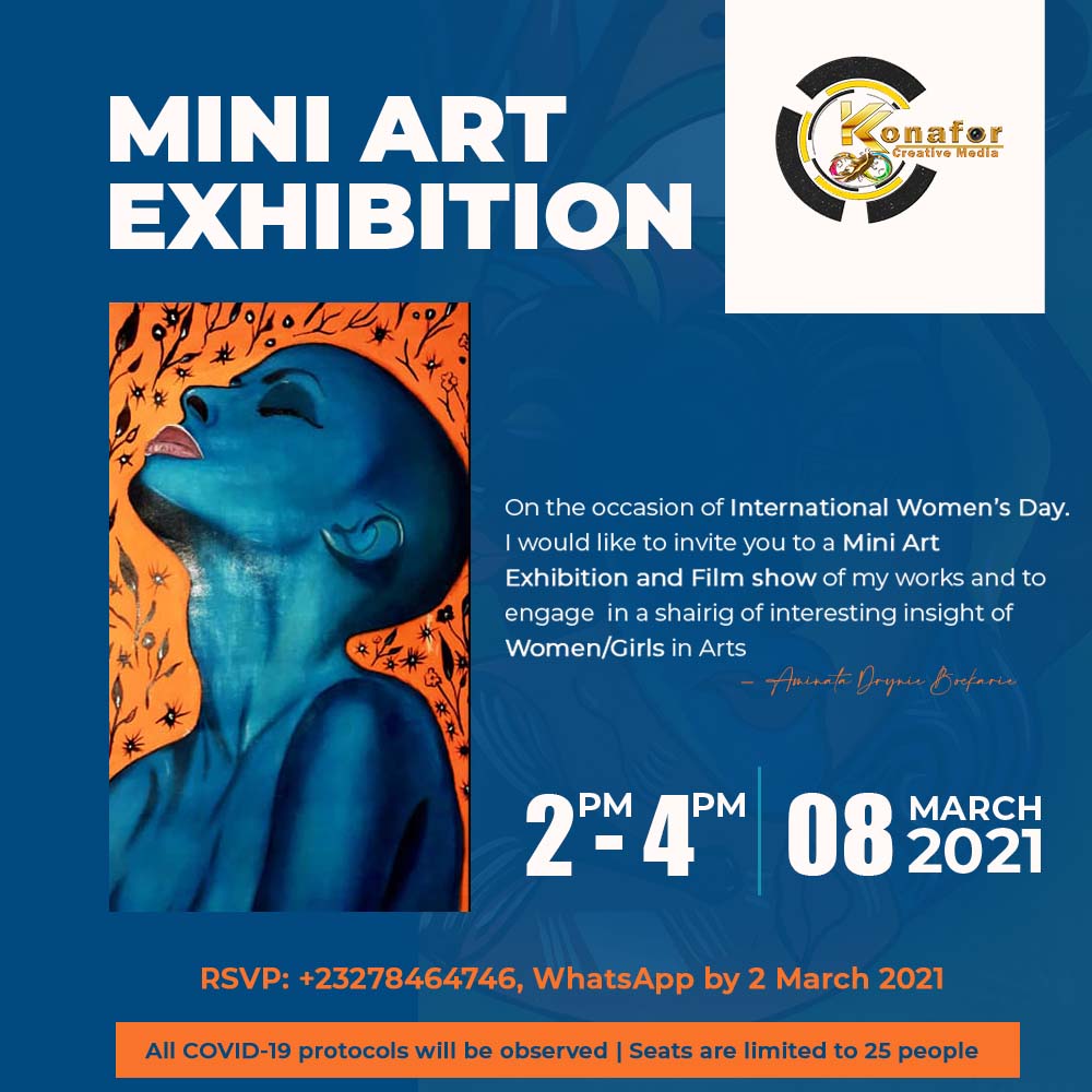 Celebrating international women's day with art exhibition