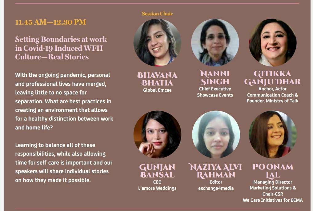 Everything Experiential (@everythingexp) on Twitter photo Be part of the Candid Conversations on 8th March 2021, 11am onwards.
Register here: lnkd.in/gHQZmRa
<a href="/geetikaganju/">๐๐ข๐ญ๐ข๐ค๐ค๐ ๐๐๐ง๐ฃ๐ฎ ๐๐ก๐๐ซ</a> <a href="/bhavanabhatia/">Bhavana Bhatia</a>
<a href="/Nannisingh4/">Nanni singh</a> <a href="/Lamoreweddings/">L'amore weddings</a>
<a href="/naziya_rahman/">Naziya Alvi Rahman</a> <a href="/poonam29/">Poonam Lal</a>
#womensdaycelebration #candidconversation #eminentspeakers #womenleaders #bwapplause Be part of the Candid Conversations on 8th March 2021, 11am onwards.
Register here: lnkd.in/gHQZmRa
<a href="/geetikaganju/">๐๐ข๐ญ๐ข๐ค๐ค๐ ๐๐๐ง๐ฃ๐ฎ ๐๐ก๐๐ซ</a> <a href="/bhavanabhatia/">Bhavana Bhatia</a>
<a href="/Nannisingh4/">Nanni singh</a> <a href="/Lamoreweddings/">L'amore weddings</a>
<a href="/naziya_rahman/">Naziya Alvi Rahman</a> <a href="/poonam29/">Poonam Lal</a>
#womensdaycelebration #candidconversation #eminentspeakers #womenleaders #bwapplause