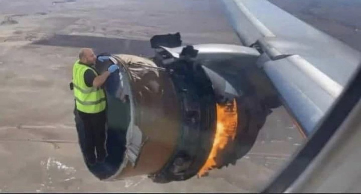 RAF_Luton's tweet image. BREAKING: All A380 jet planes are now equipped with an Aerial Repair Service Engineer who can fix up to 8% of engine problems while the plane is airborne. #SafetyFirst #AvGeek