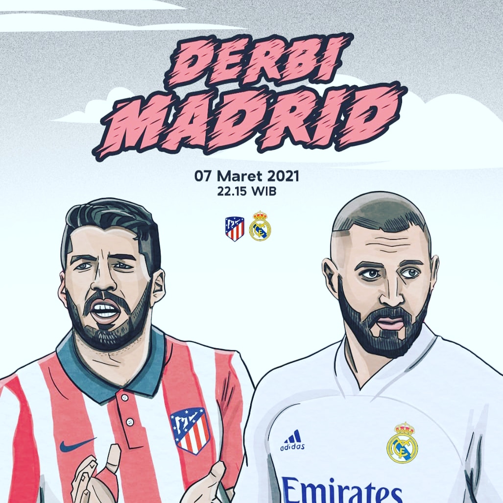 LaLiga Jornada 26

Atletico Madrid VS Real Madrid
Minggu, 7 Maret 2021
Kick Off 22:15 WIB, 
Estadio Wanda Metropolitano

#HalaMadrid