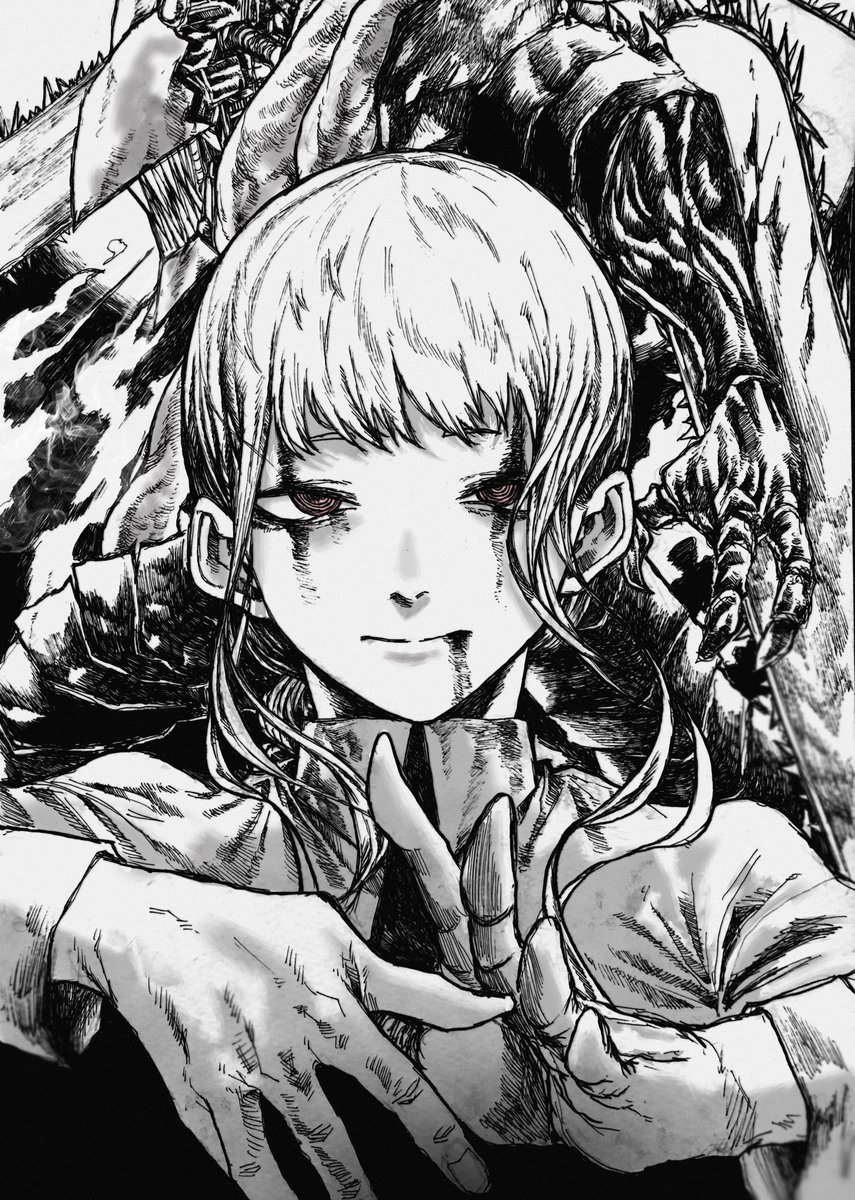 一昔前のマキマ絵 