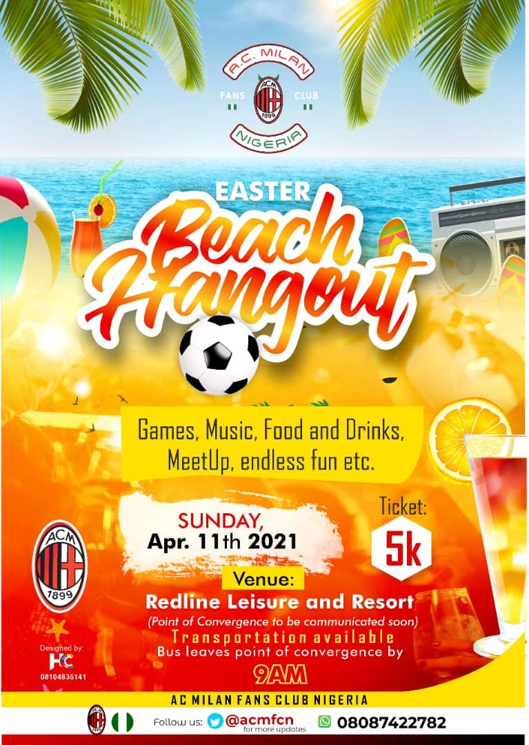 acmfcn's tweet photo. ACMFCN EASTER BEACH 🏖🏝️ HANGOUT

🏖 Filled with many games🏓🏸🤾🏽‍♂️🤾🏽‍♀️ 🤼‍♂️ 🤼‍♀️ and activities 🤽🏾‍♂️🤽🏽‍♀️.

🏖 Meetup 👨‍❤️‍👨👩‍❤️‍💋‍👨👩‍❤️‍👨
🏖 DJ 🎧🎼dropping mad songs 🕺🏽💃🏽
🏖 Food 🍲 🍕🧇🥓🥩🍗🍖 and drinks 🥂🍷🥃🍸🍹🧉🍻🍾 Plenty. 
🏖 And plenty more fun
🏖 💯% transportation🚌🚕🚎 to and fro 🚙🚌

1/2 https://t.co/ZV2bKE6CMm