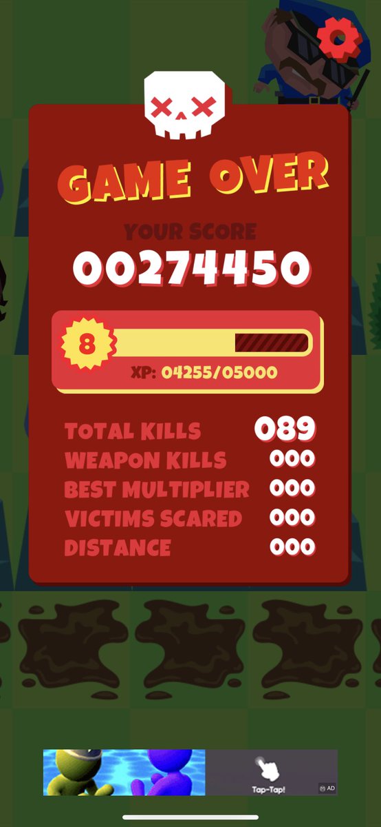 TiceRaven's tweet photo. @H2ODelirious I also got your character and got this score with it. https://t.co/Kc3m5dVzaV
