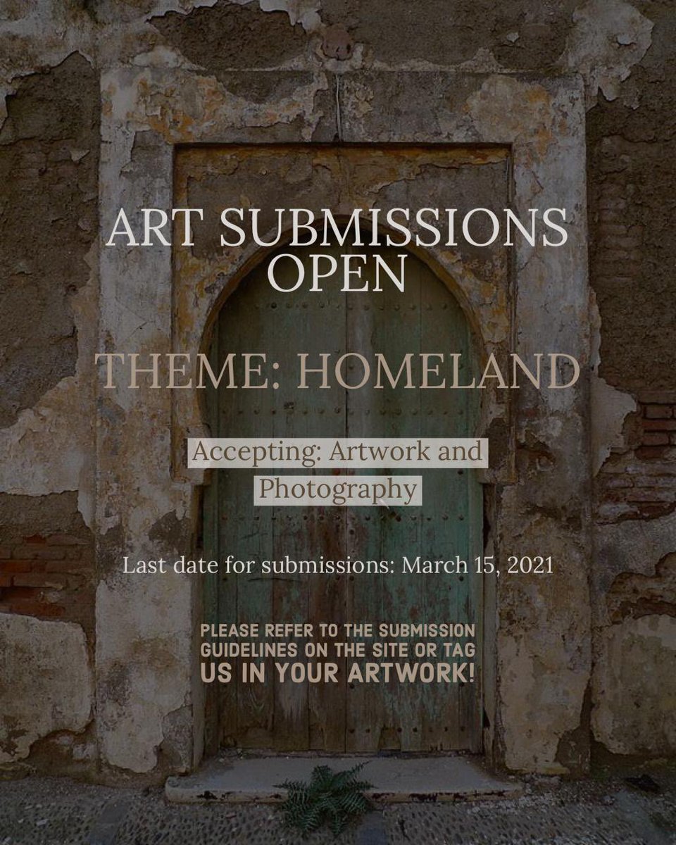 tralitmag's tweet image. Calling all Artists!

Upload your artwork(s) on your Instagram profile and tag us in the post. We shall be featuring the selected works in our Spring issue, and also on our Instagram page!

Submissions are open till March 15, 2021. 
We are waiting!

#Submissions #submissionopen